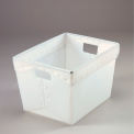 Corrugated Plastic Totes - Postal Nesting- Without Lid 18-1/2x13-1/4x12 Natural - Pkg Qty 10
