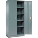 Global™ Storage Cabinet Easy Assembly 36x18x78 Gray