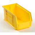 Global™ Plastic Storage Bin - Parts Storage Bin 5-1/2 x 10-7/8 x 5, Yellow - Pkg Qty 12
