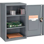 Global™ Wall Storage Cabinet Assembled 19-7/8"W x 14-1/4"D x 32-3/4"H Gray